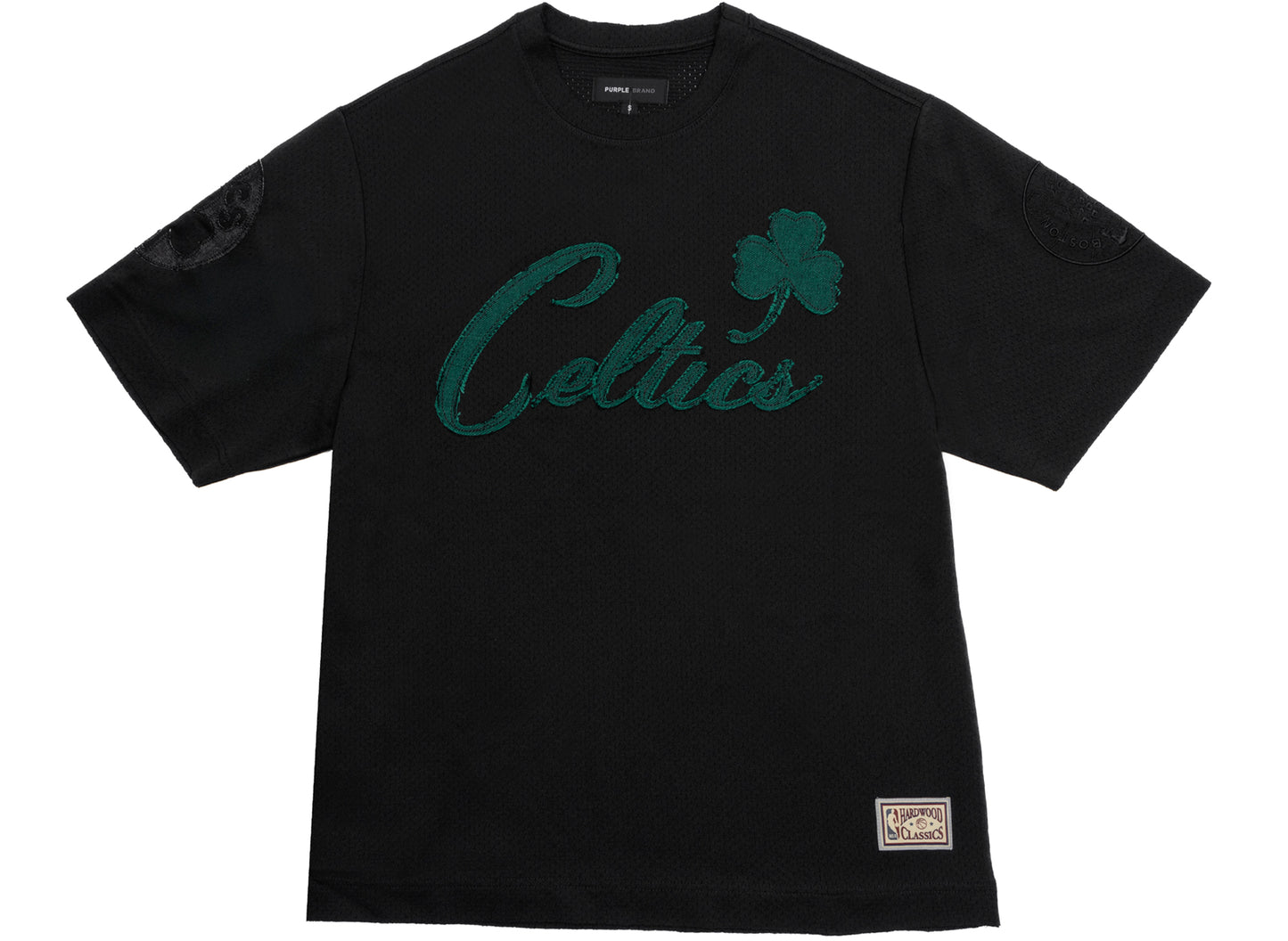 Purple Brand Boston Celtics Mesh Tee