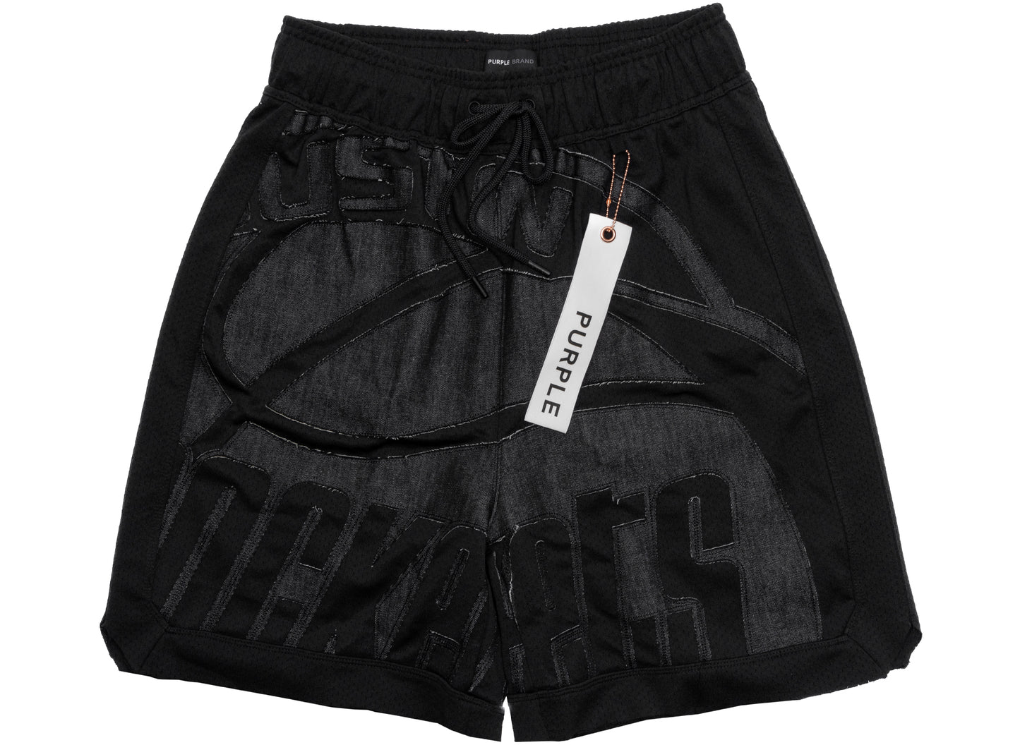 Purple Brand Houston Rockets Mesh Shorts