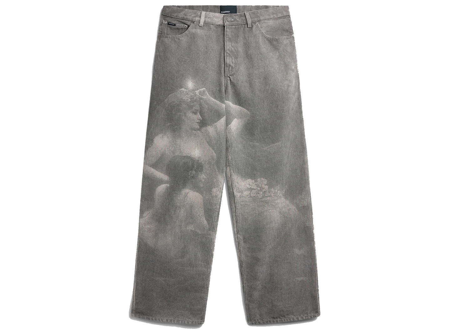 Rassvet PACCBET Nymph Baggy Denim Pants in Black, men's relaxed-fit denim jeans