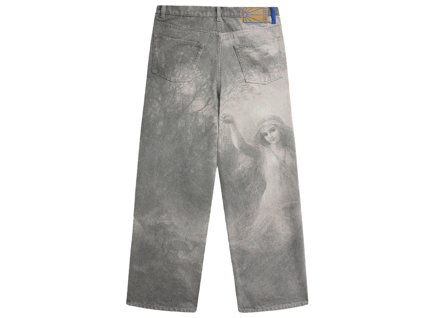 Rassvet PACCBET Nymph Baggy Denim Pants in Black, men's denim jeans, view 2