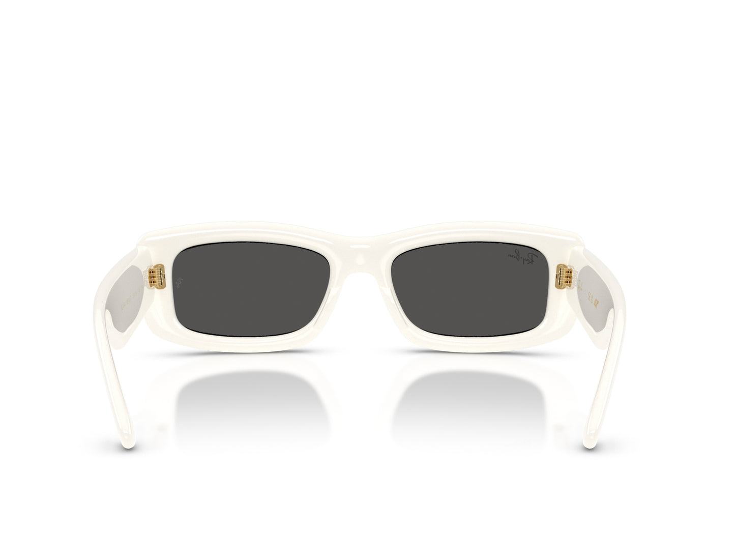 Ray Ban A$AP Rocky Kiliane Puffer Sunglasses in Full Cream w/ Ultra Black — view 3