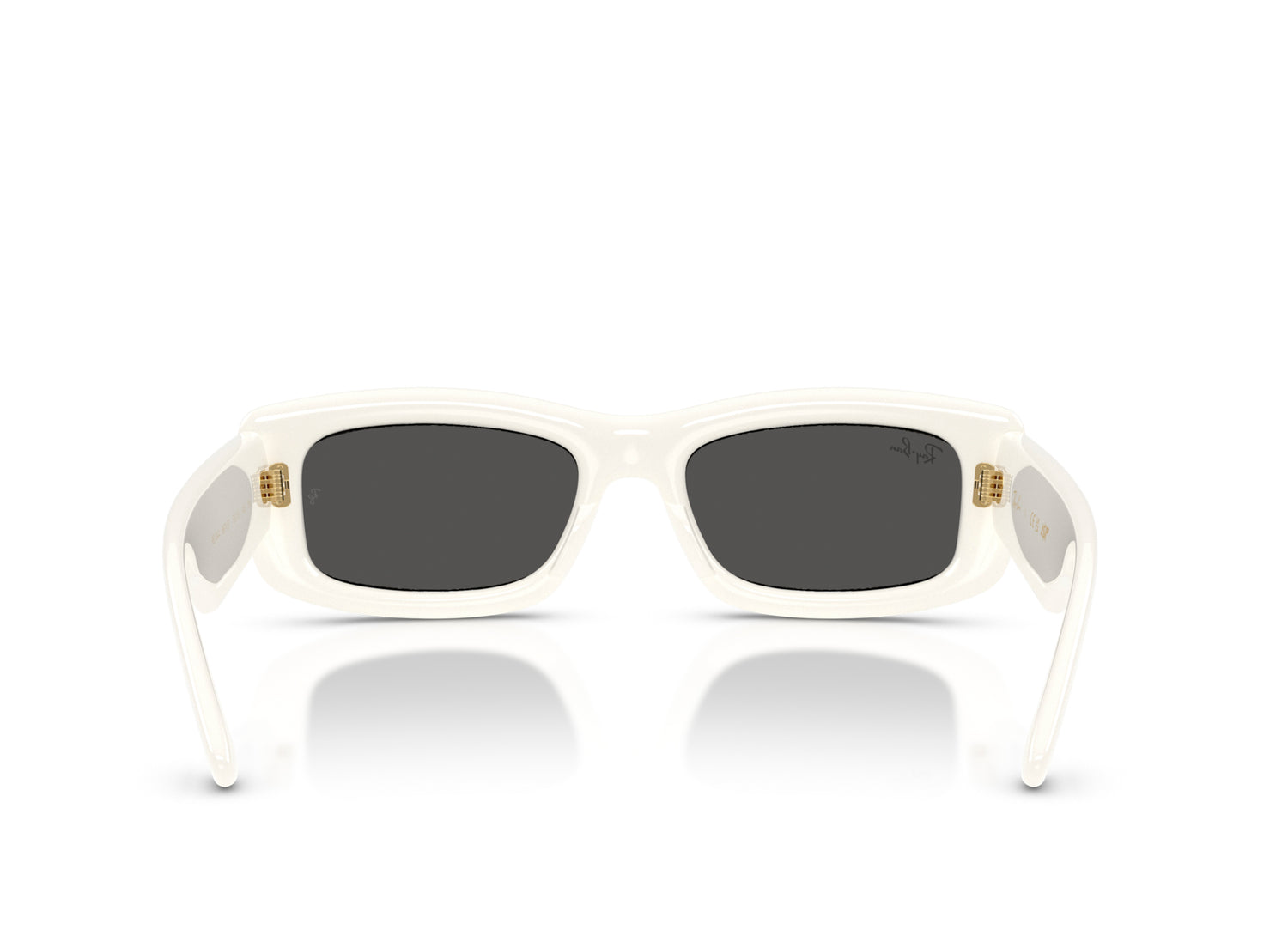 Ray Ban A$AP Rocky Kiliane Puffer Sunglasses in Full Cream w/ Ultra Black — view 3