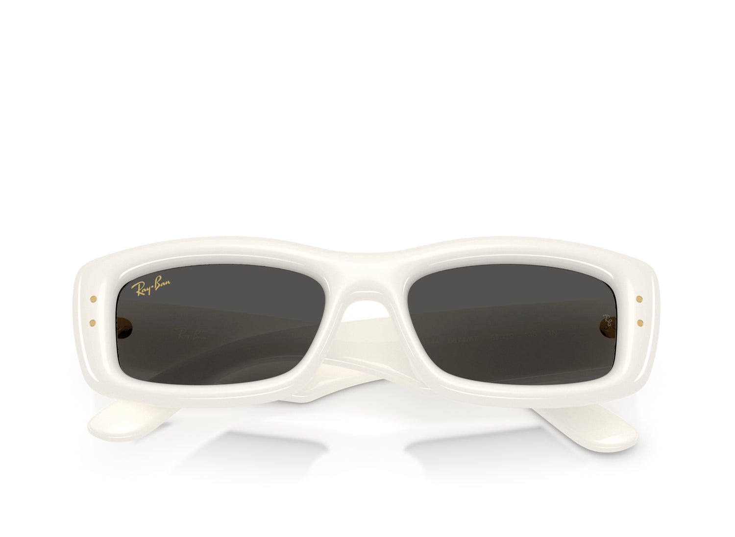 Ray Ban A$AP Rocky Kiliane Puffer Sunglasses in Full Cream w/ Ultra Black — view 4