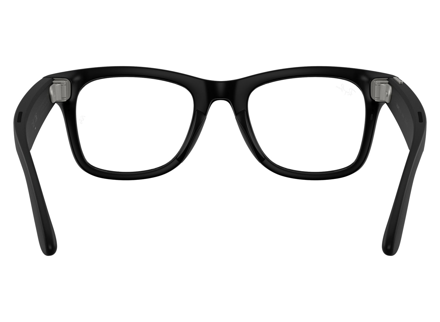 Ray-Ban Meta Wayfarer (Gen 3) Sunglasses in Matte Black w/ Clear Lenses view 5