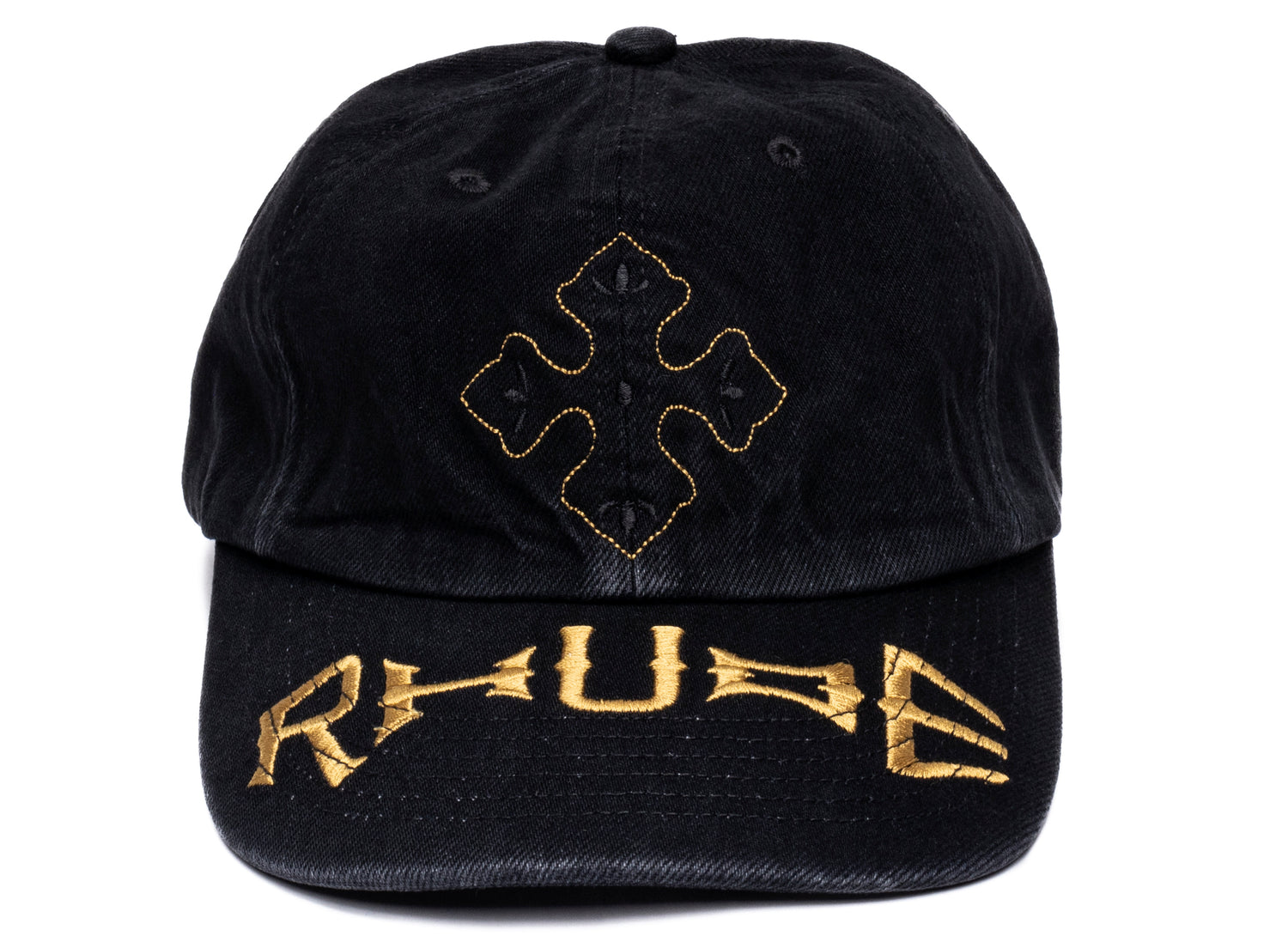 Rhude Cross Denim 6-Panel Hat