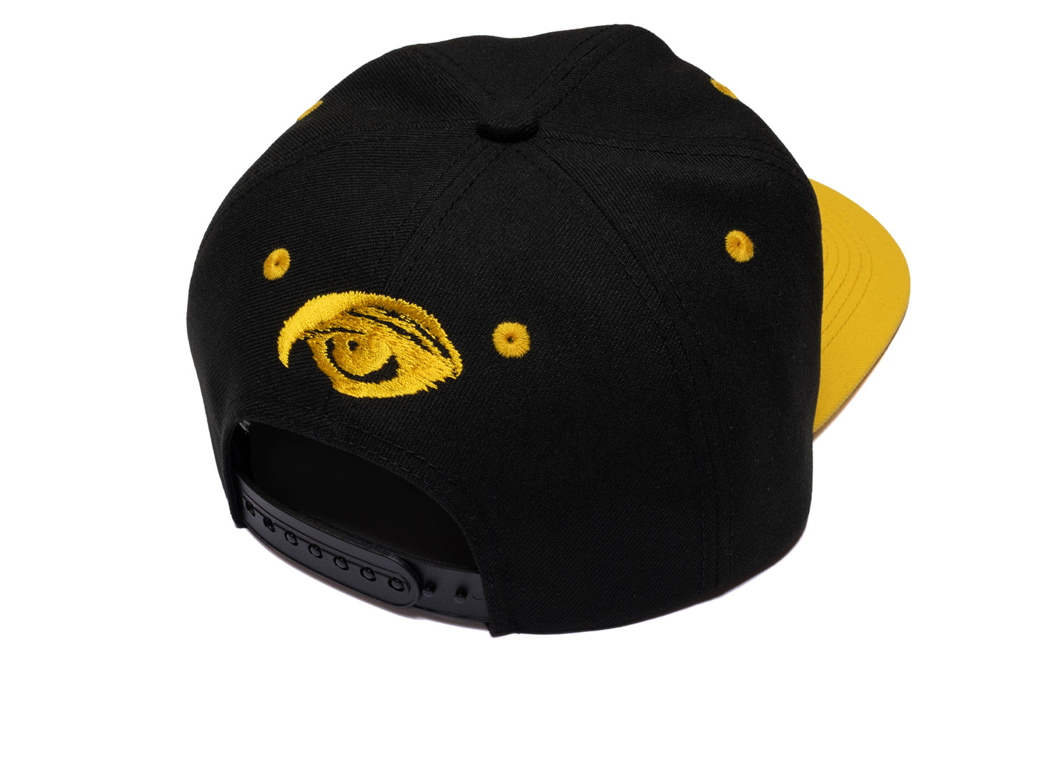 Saint Michael 'Eye' Cap in Black / Yellow — view 2