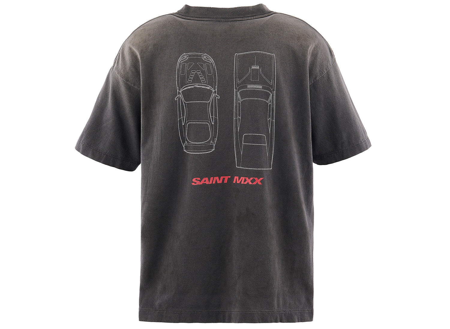 Saint Michael 'Fast Furious' SS T-Shirt in Black — view 2