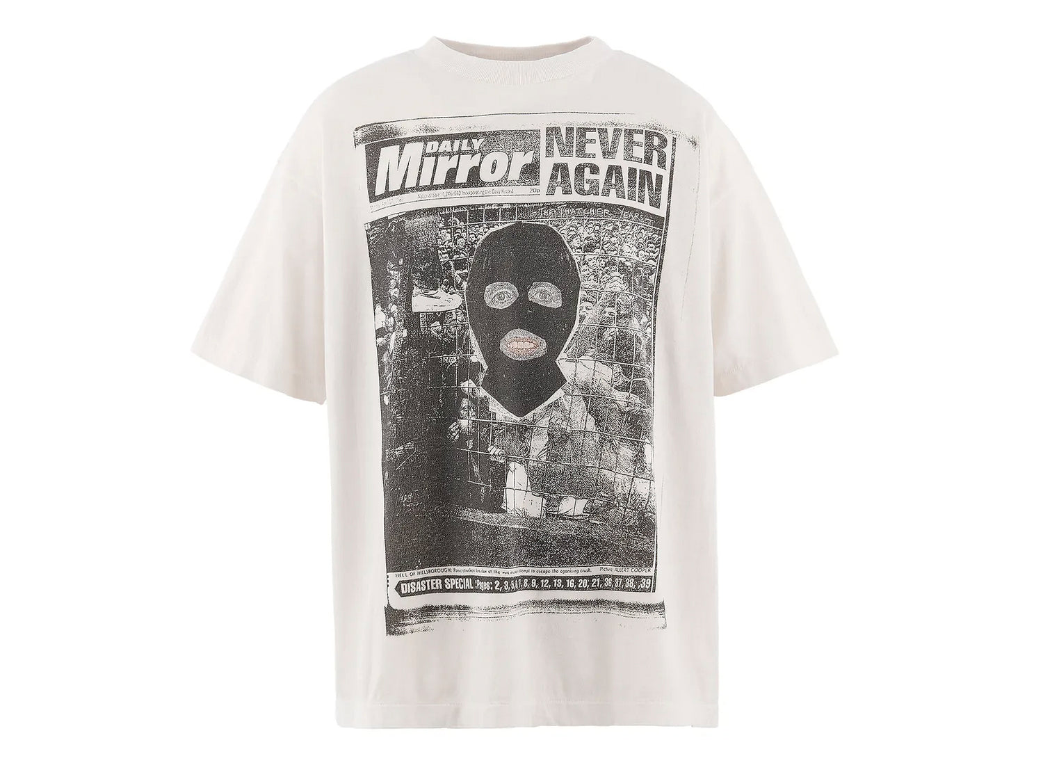 Saint Michael 'Mask' SS T-Shirt in White