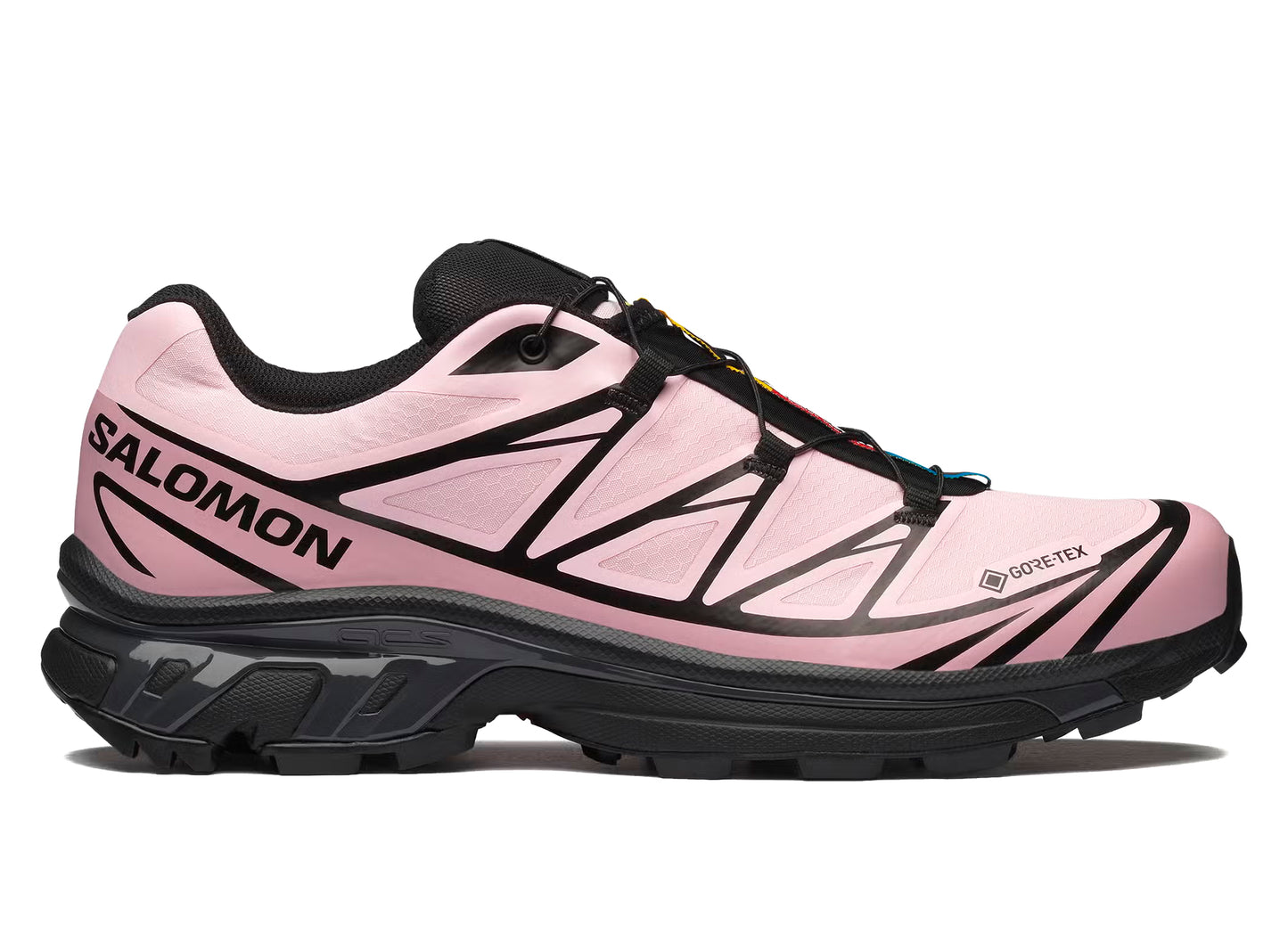 Salomon XT-6 GTX in Black / Icy Pink / Dawn Pink
