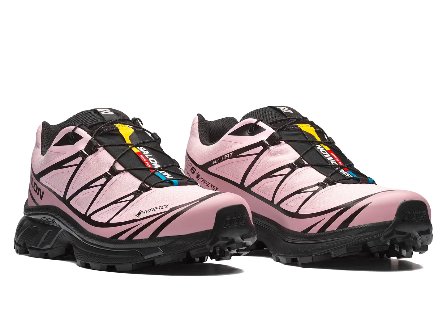 Salomon XT-6 GTX in Black / Icy Pink / Dawn Pink