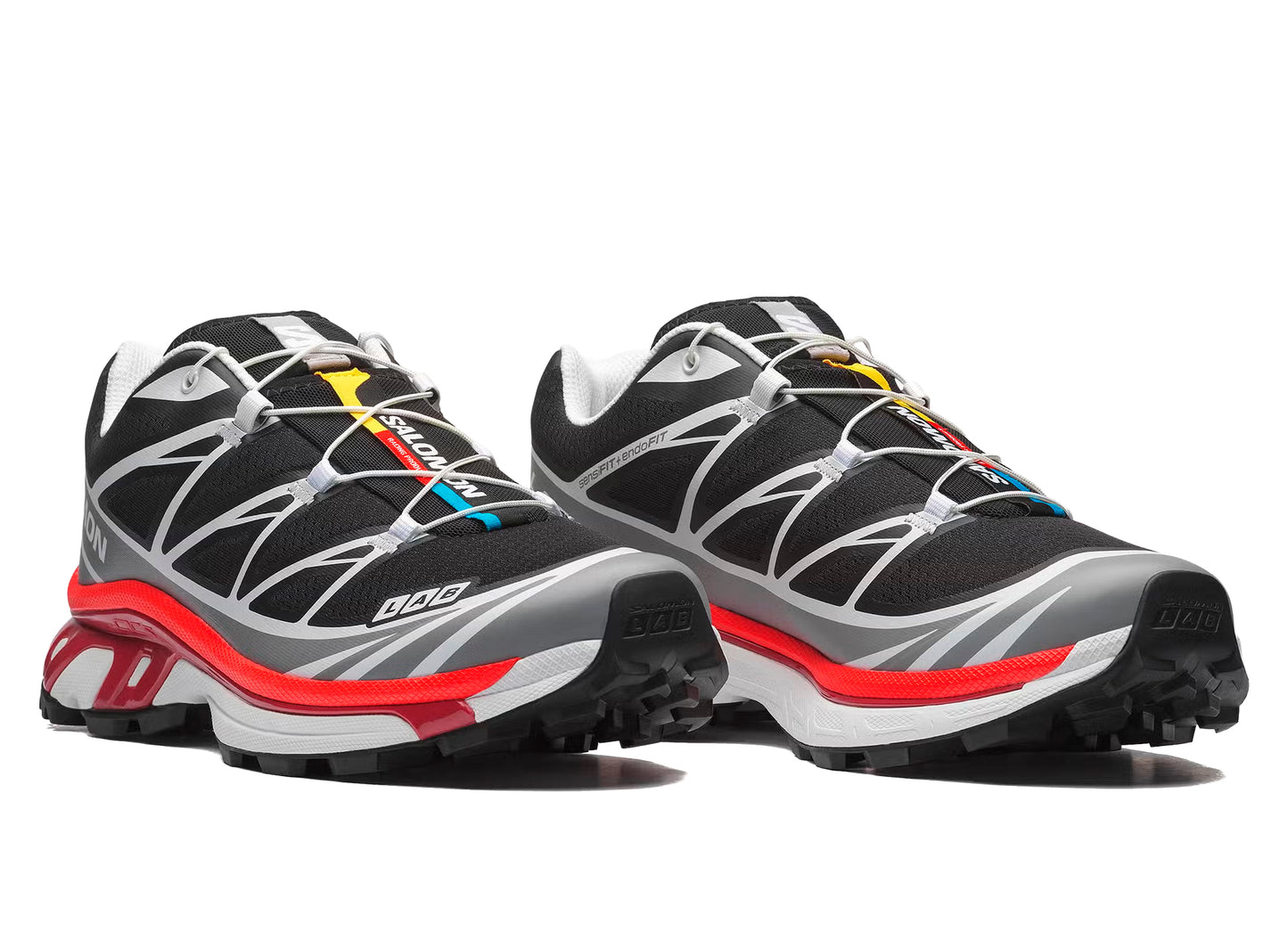 Salomon XT-6 in Alloy / Black / Lava Falls