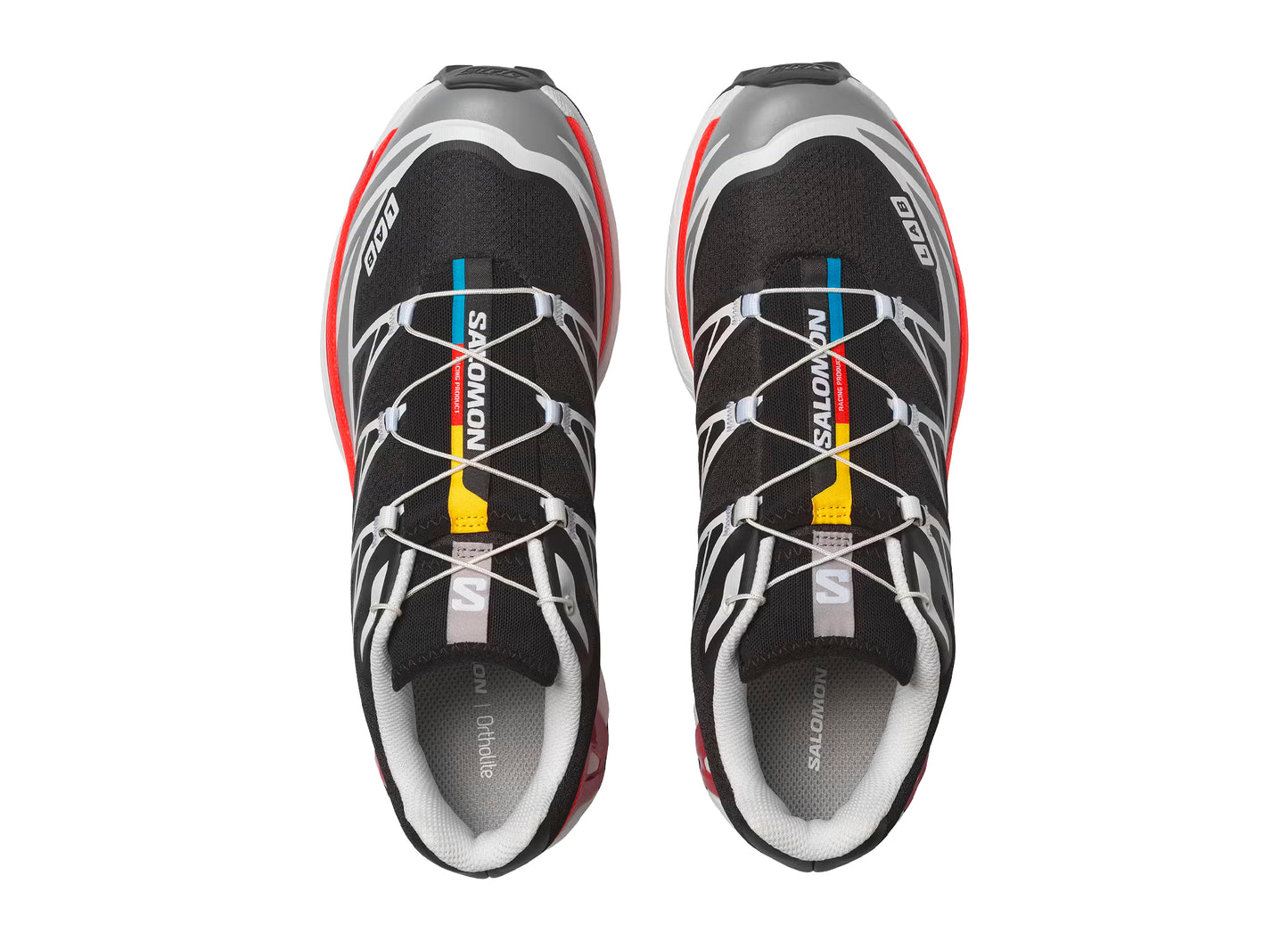 Salomon XT-6 in Alloy / Black / Lava Falls