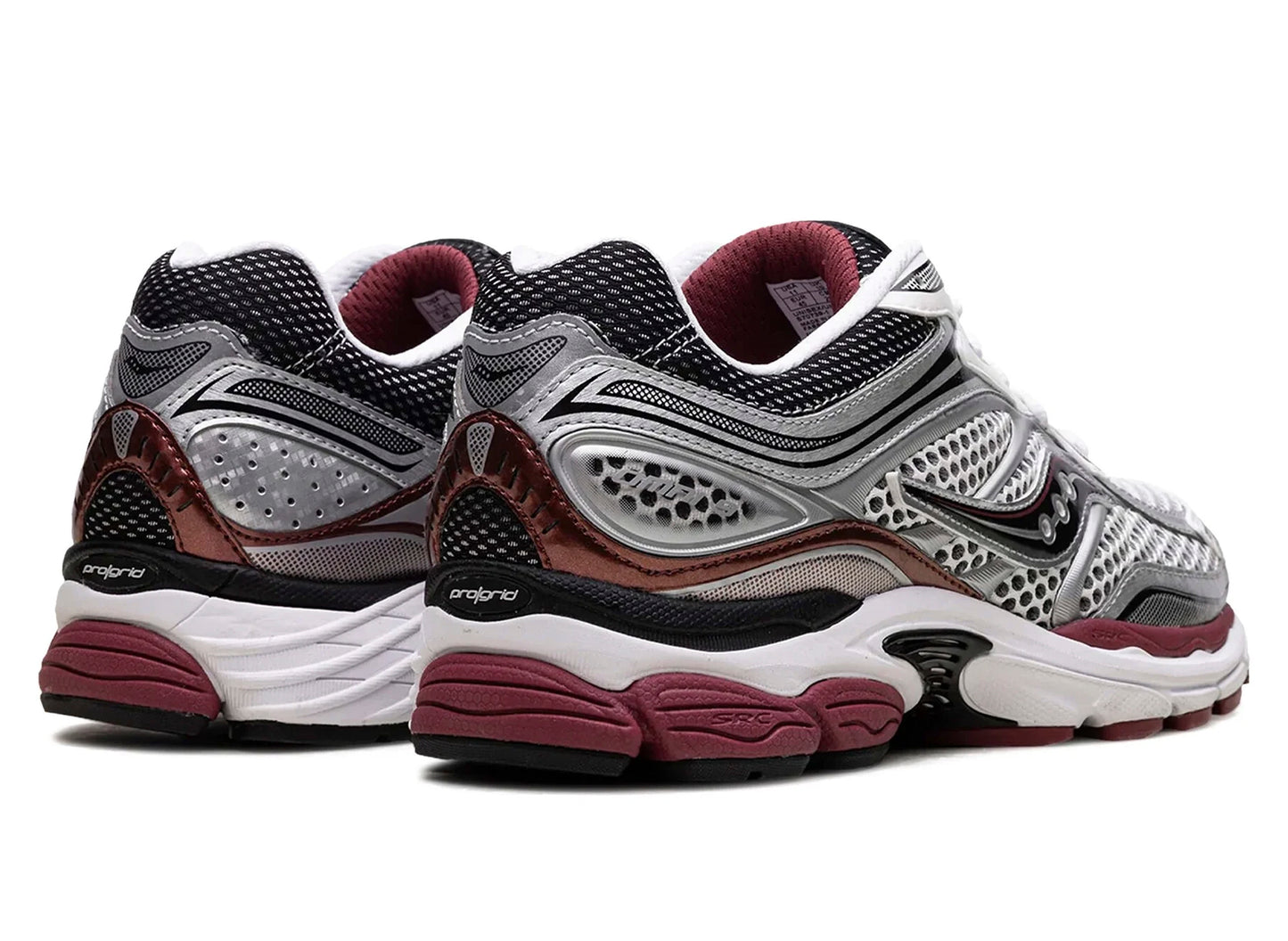 Saucony Progrid Omni 9 in White / Red — view 2