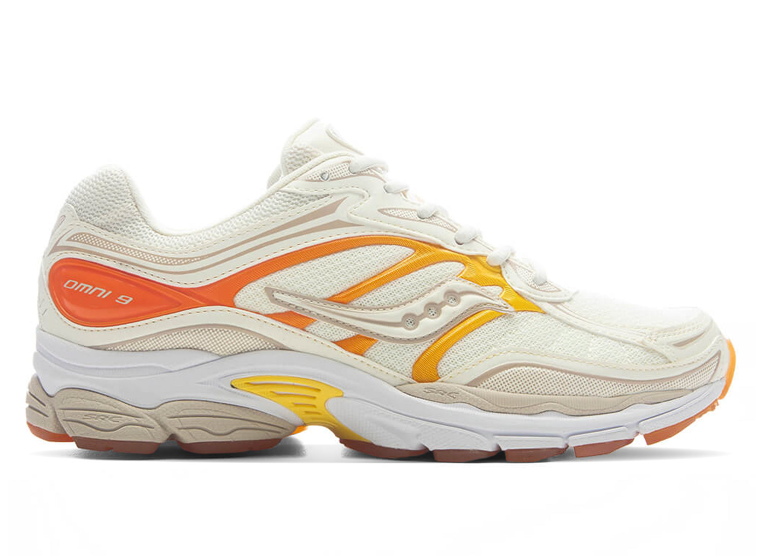 Saucony Progrid Omni 9 in White / Sun