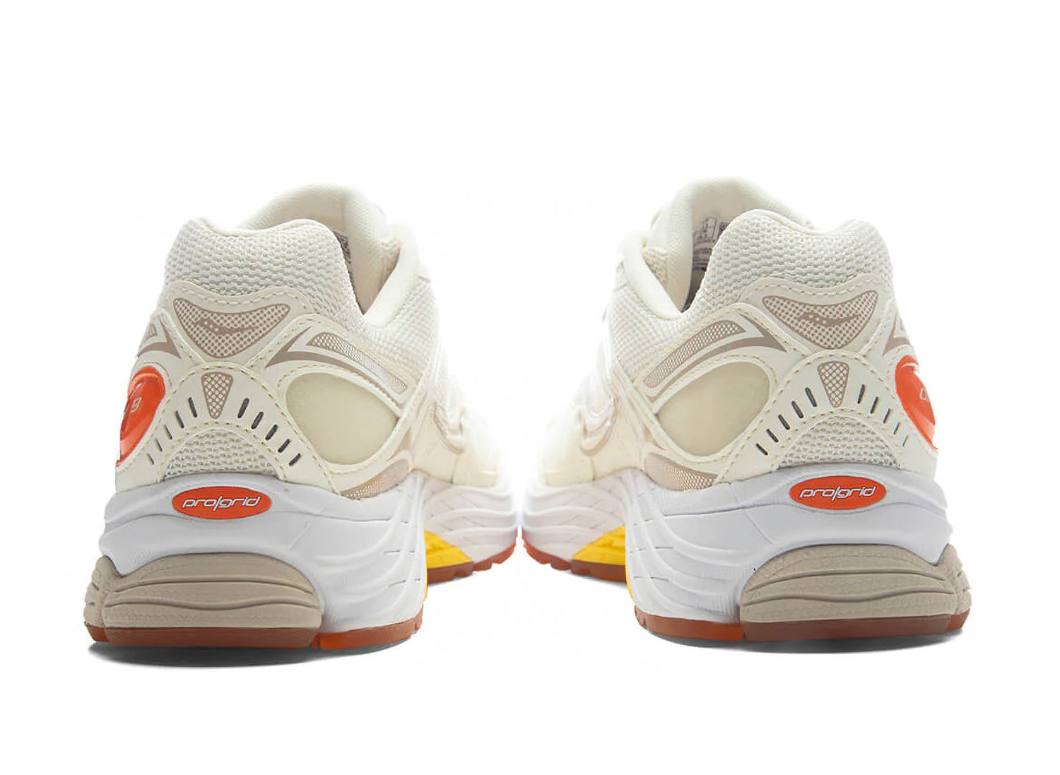 Saucony Progrid Omni 9 in White / Sun — view 2