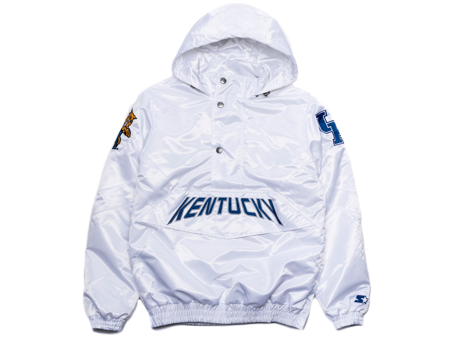 Starter Oneness Exclusive Kentucky Wildcats Poly Jacket in White