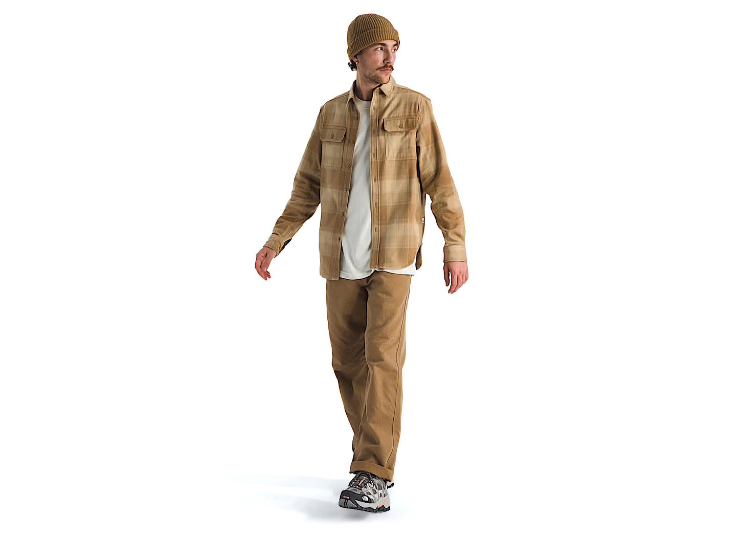The North Face Arroyo Flannel Shirt in Plaid Utility Brown