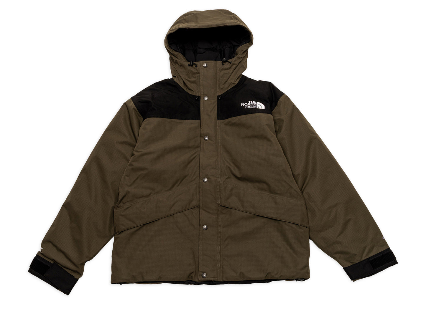 The North Face Mountain Down Jacket in New Taupe Green