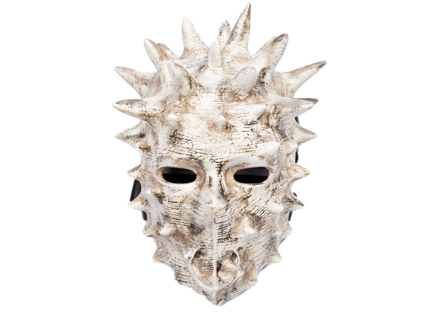 Thug Club TC Ballistic Mask in White, front view