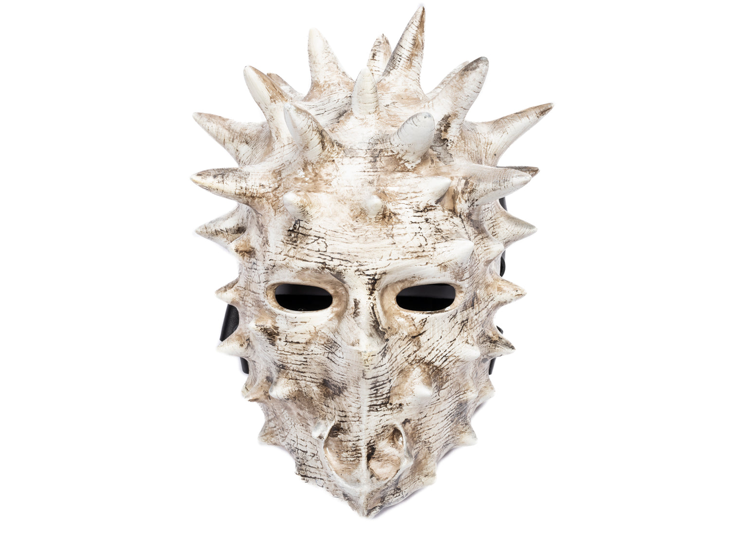 Thug Club TC Ballistic Mask in White, front view