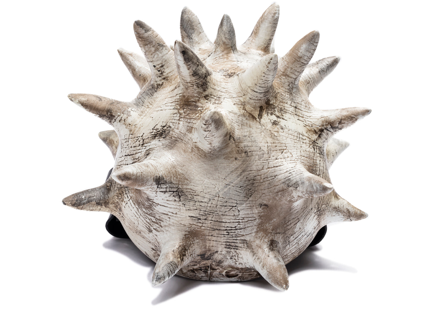 Thug Club TC Ballistic Mask in White, rear angle