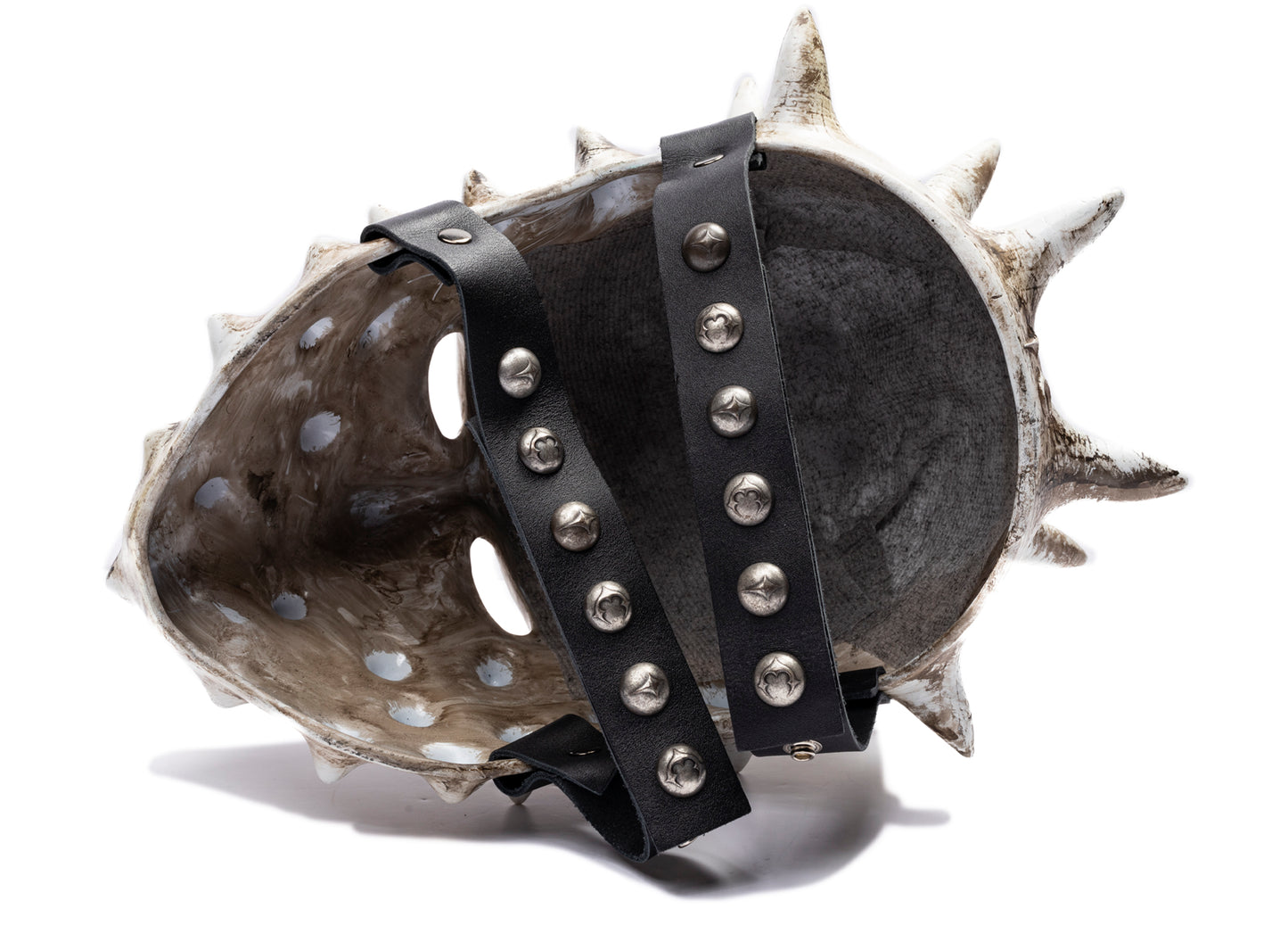 Thug Club TC Ballistic Mask in White, interior straps