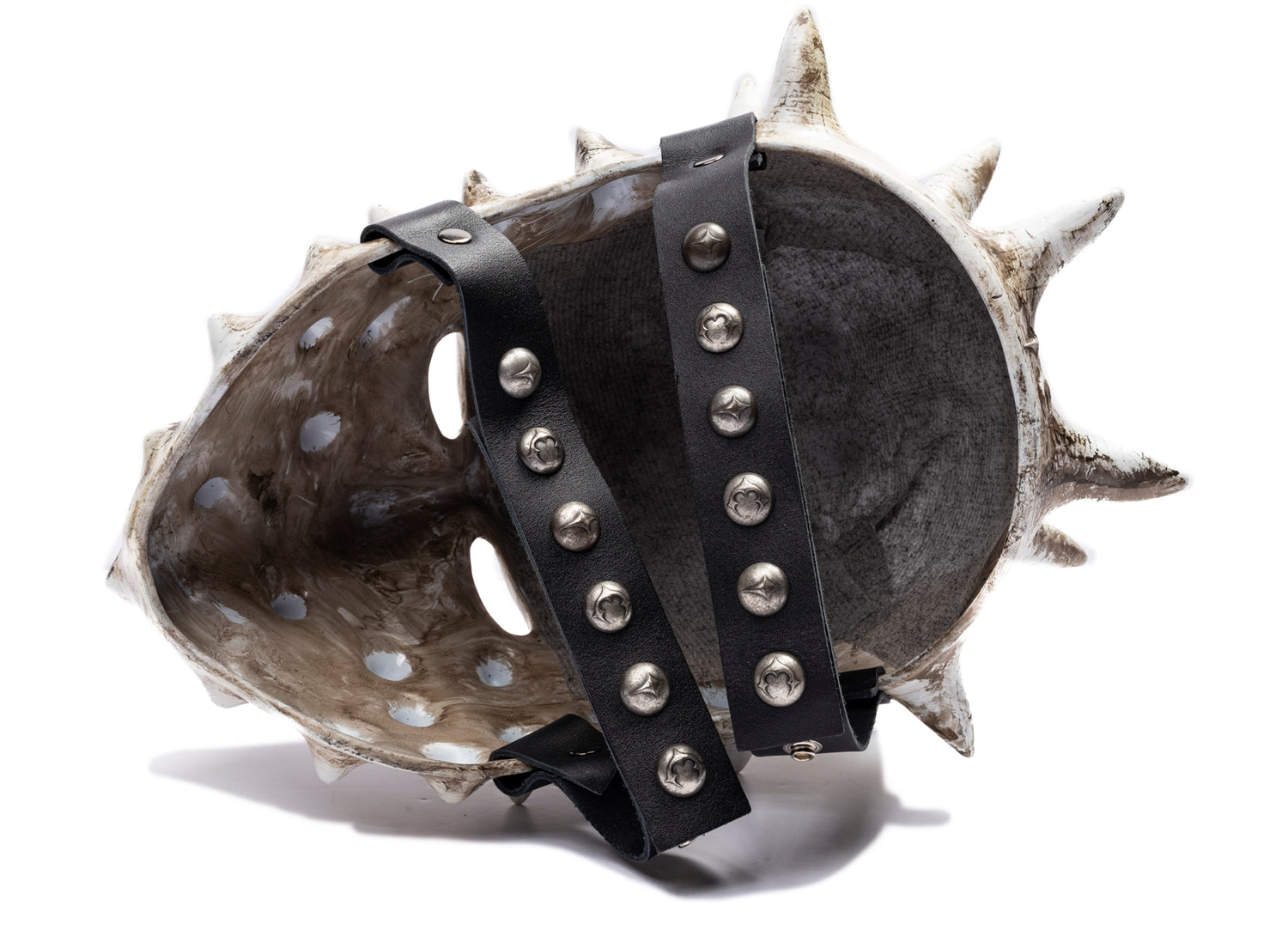 Thug Club TC Ballistic Mask in White, interior straps