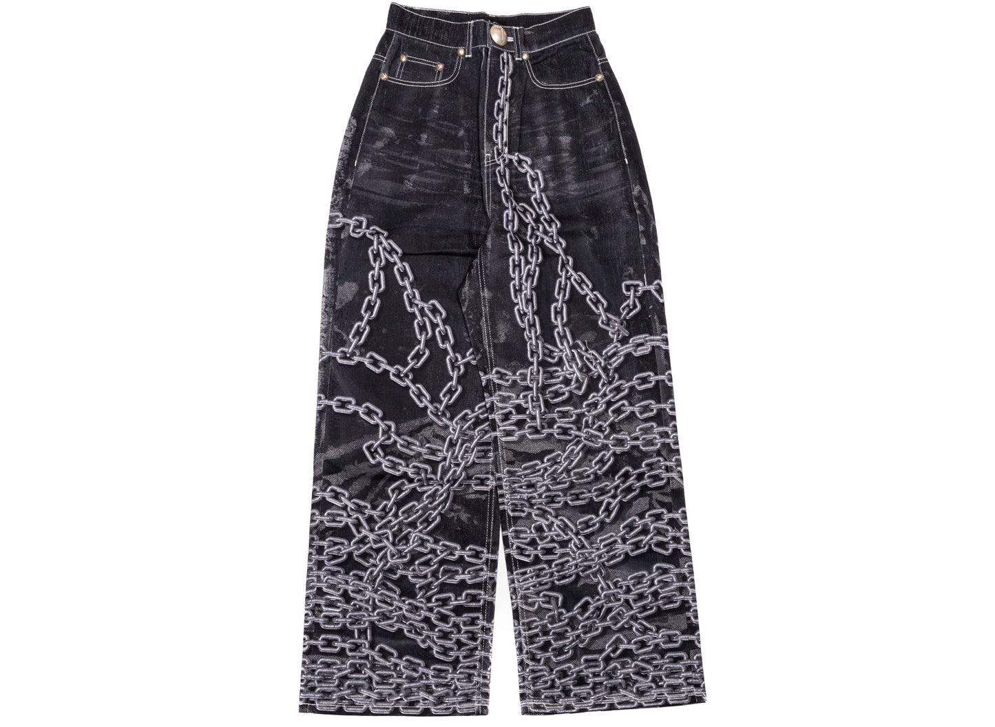 Thug Club TC Shackle Pants in Black, front view