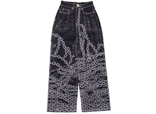 Thug Club TC Shackle Pants in Black, front view