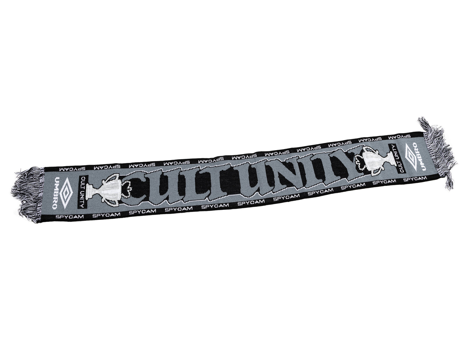 Umbro Cult Unity Scarf in Black / Grey