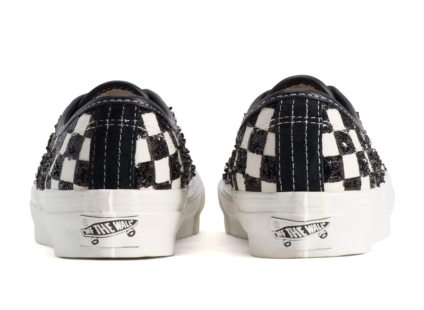 Vans Authentic 44 LX Beaded Checkerboard in Black/White