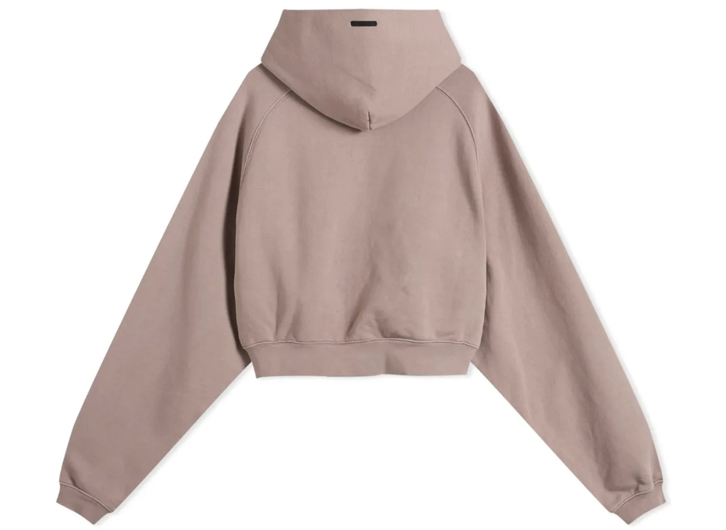Women's Fear of God Essentials Campus 90s Cropped Hoodie 'Faded Mauve' — view 2