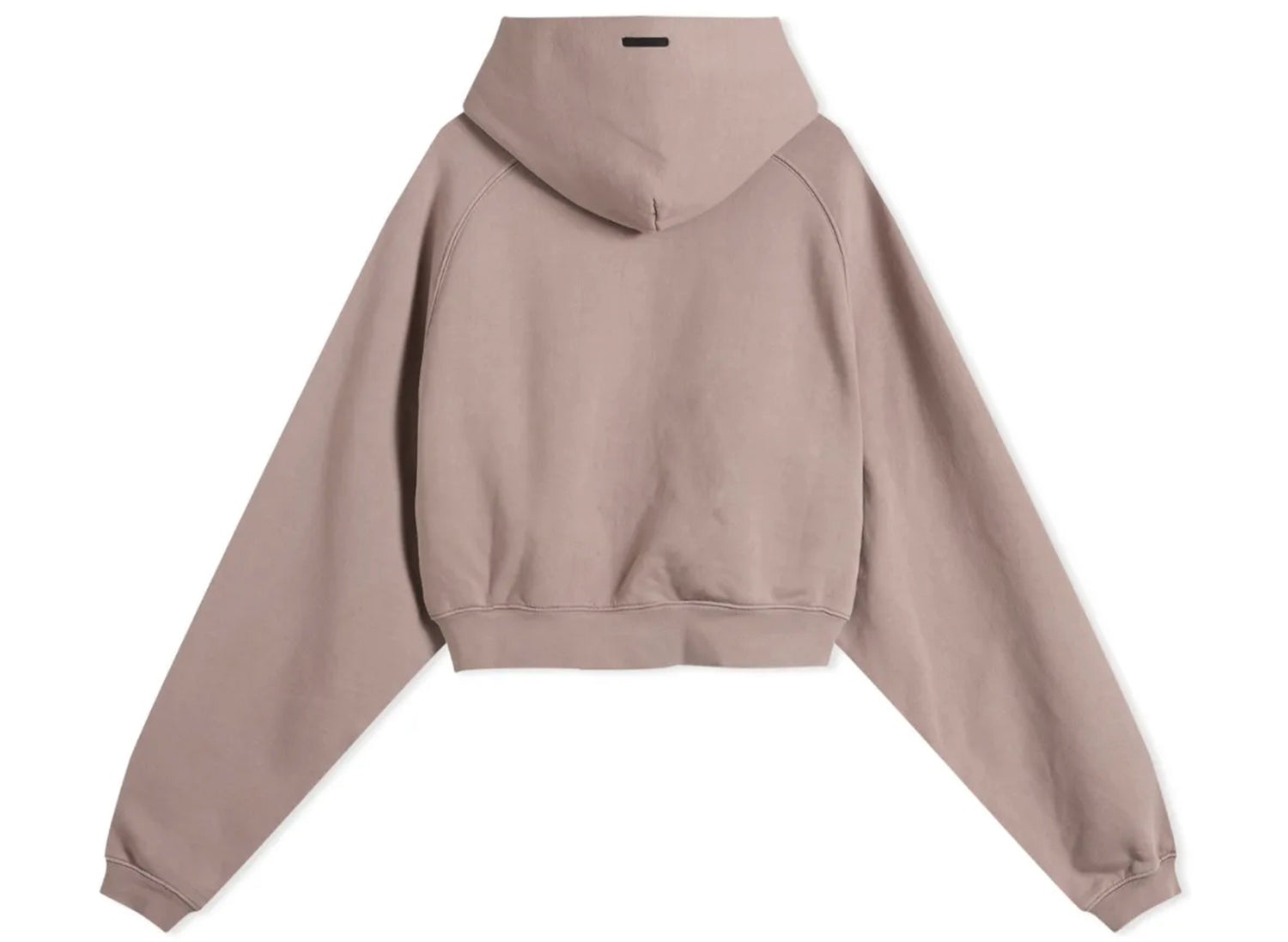 Women's Fear of God Essentials Campus 90s Cropped Hoodie 'Faded Mauve' — view 2