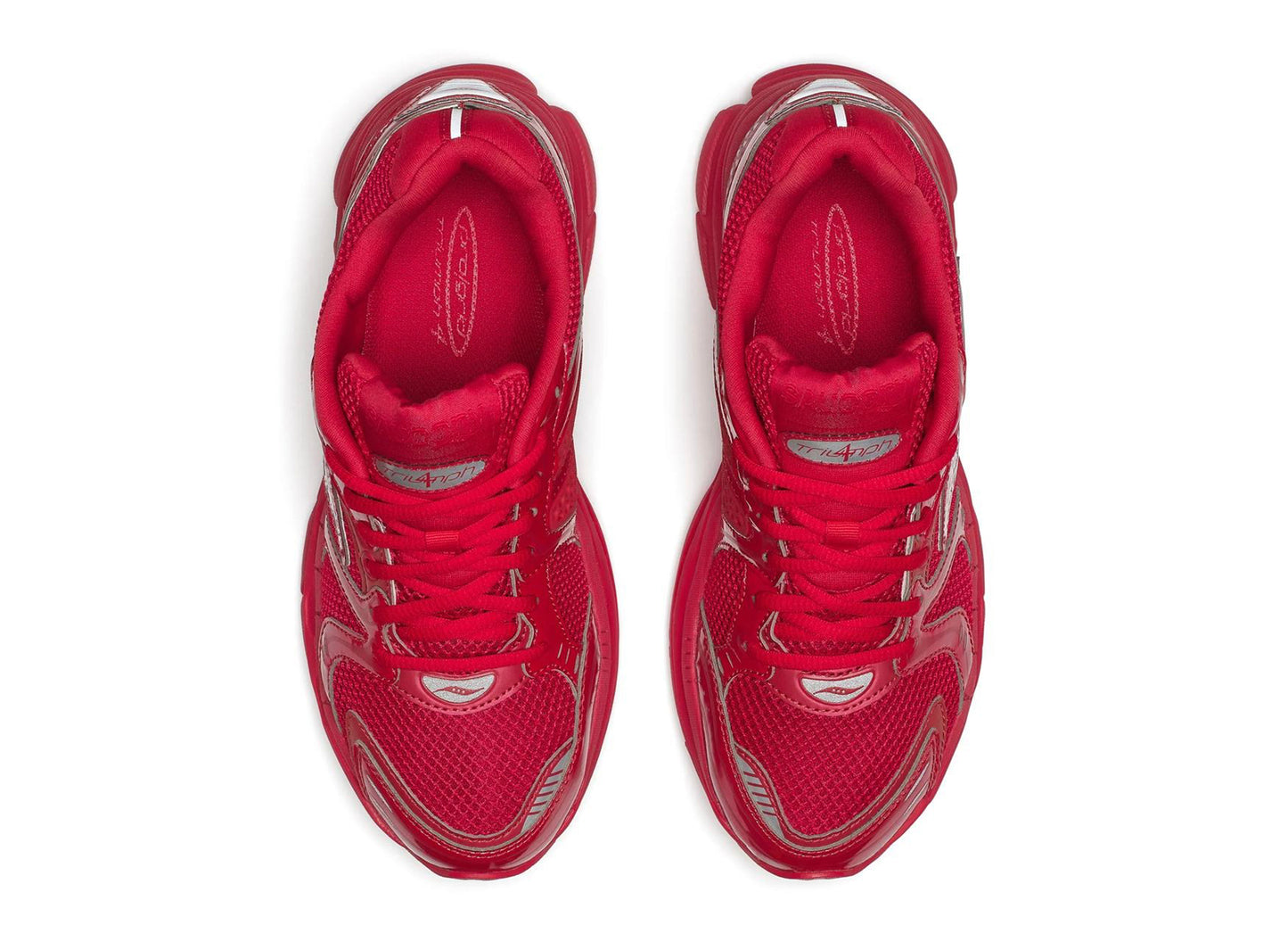 Women's Saucony ProGrid Triumph 4 Glossy in Racing — view 4