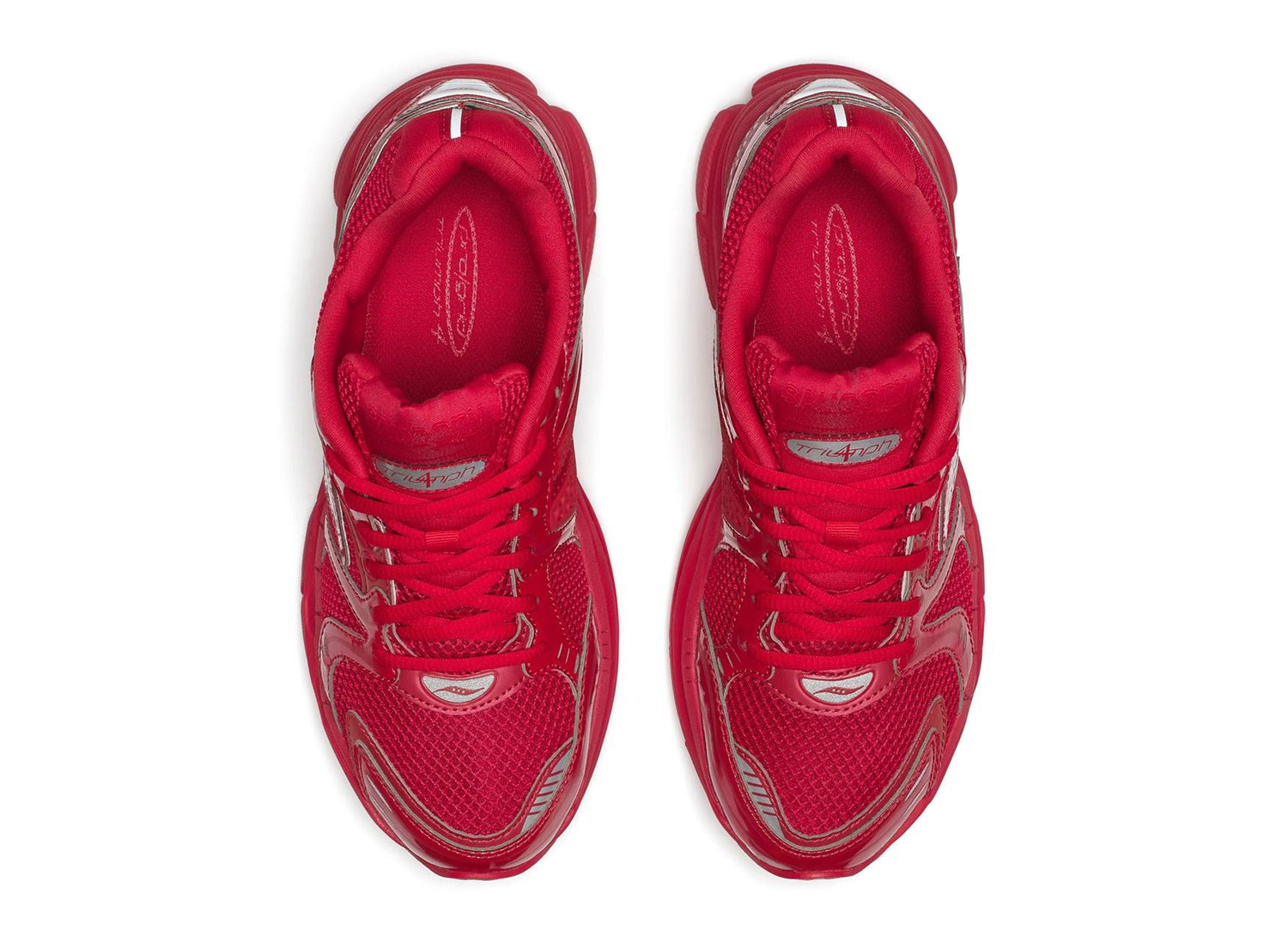 Women's Saucony ProGrid Triumph 4 Glossy in Racing — view 4