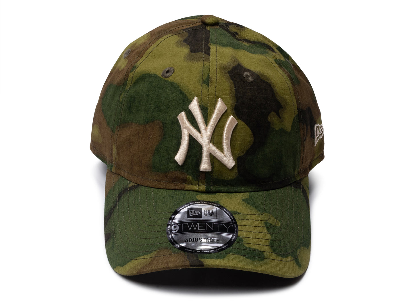 New Era Ripstop Camo 9Twenty New York Yankees Strapback Kappe
