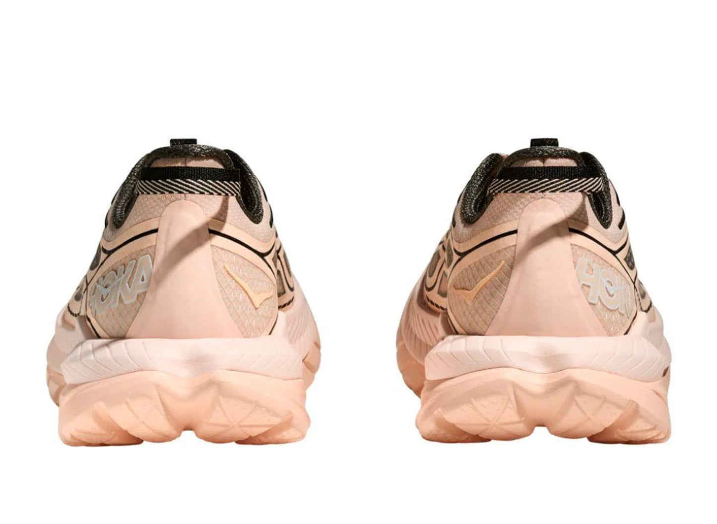 Women's Hoka Mach Remastered 'Tangerine Glow / Asphalt Grey' — view 2