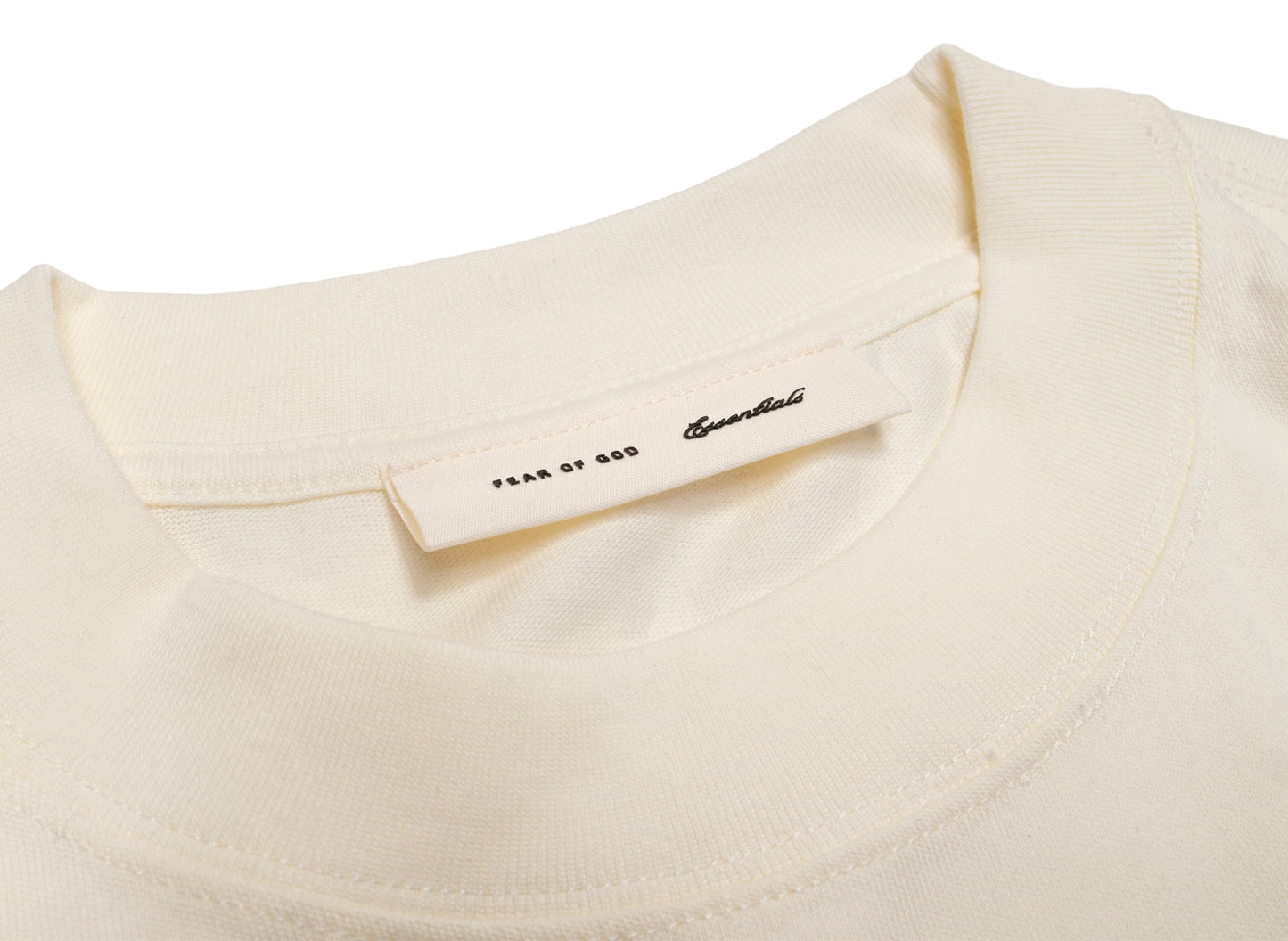 Fear of God Essentials Signature Long Sleeve 'Ivory'