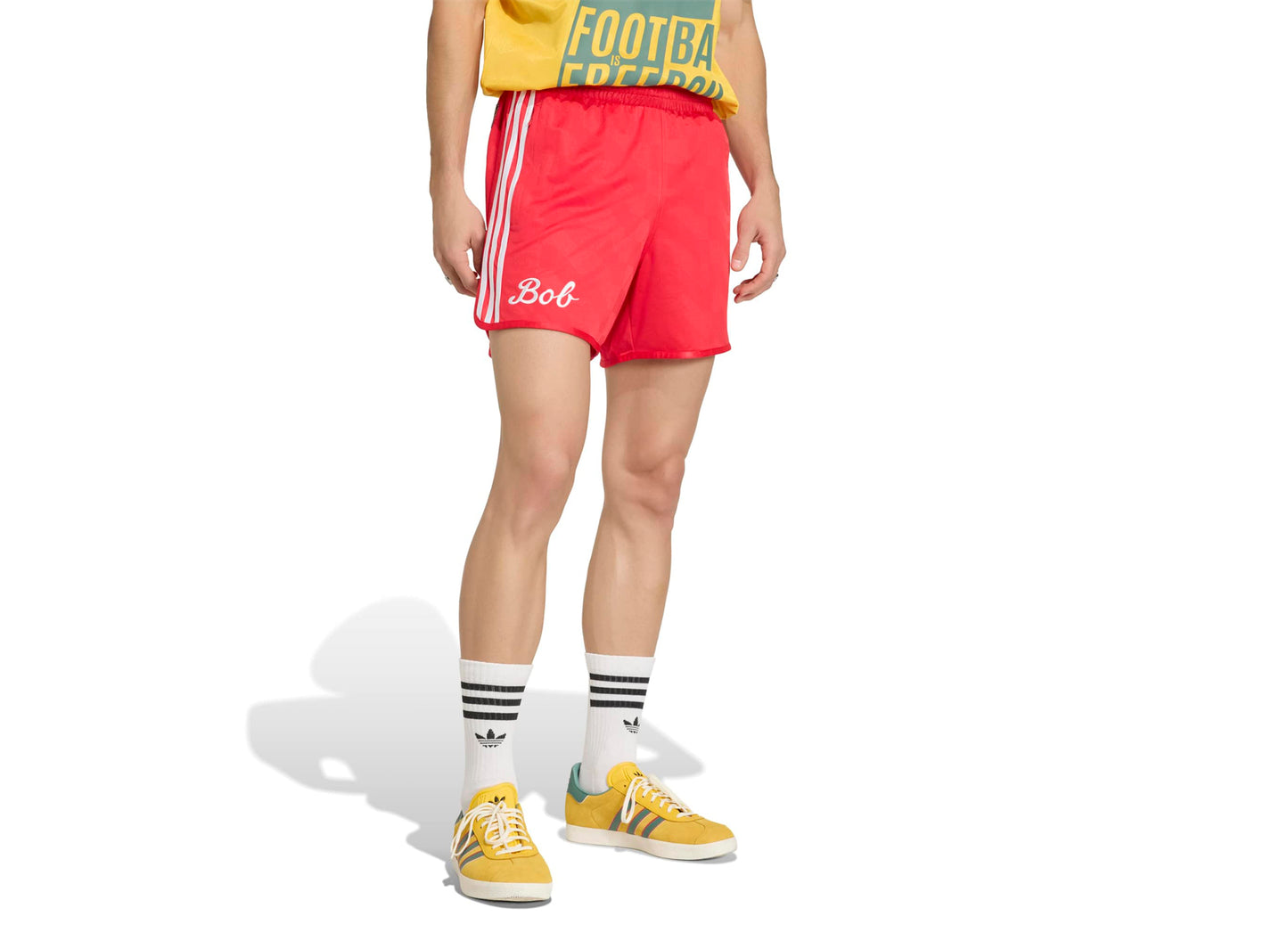 Adidas "Bob Marley" OG Short in Pure Ruby