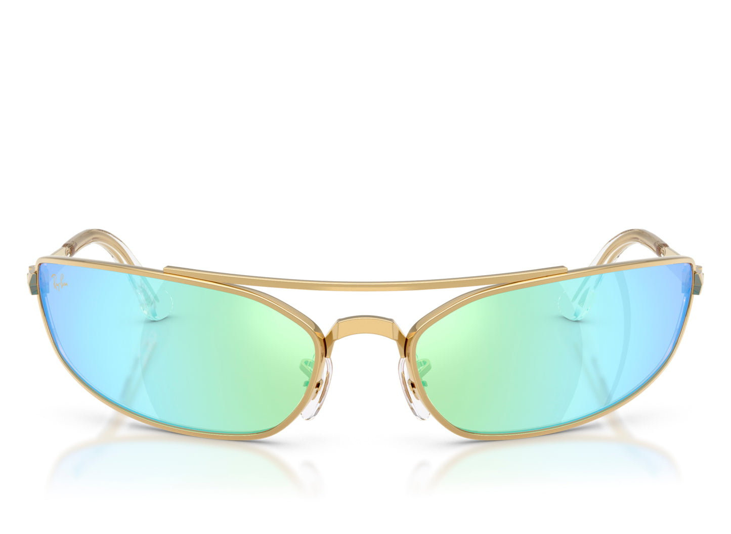 Ray Ban x A$AP Rocky Pinnacle Metal Arista Rahmen mit Hellgrau verspiegeltem Blau