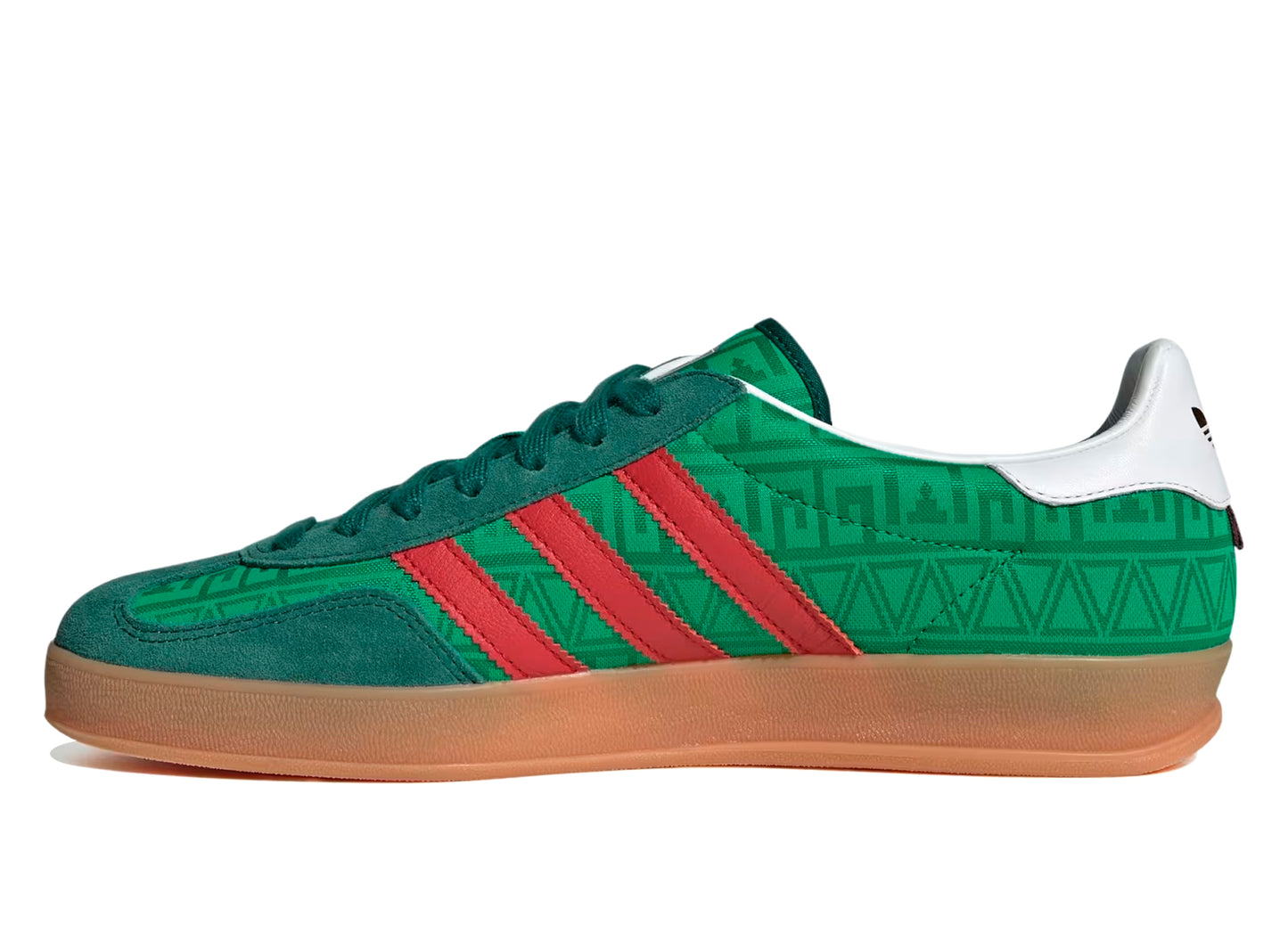 Adidas Gazelle Indoor Bringback Pack 'México' en verde / Better Scarlet
