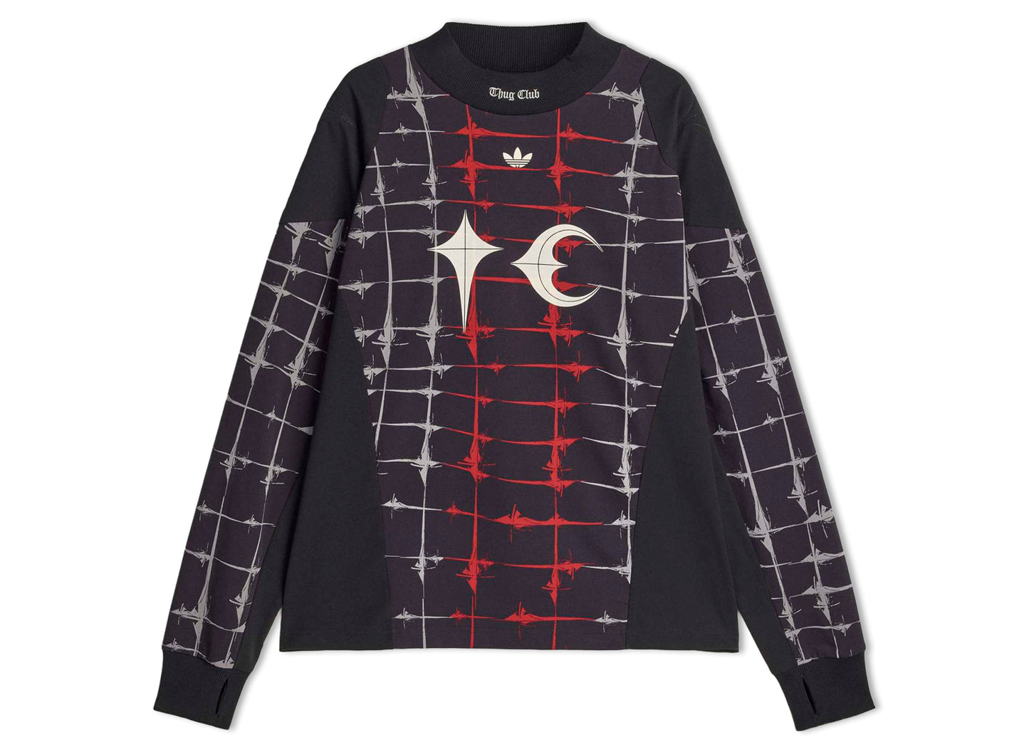 Camiseta de manga larga de portero Adidas x Thug Club en negro
