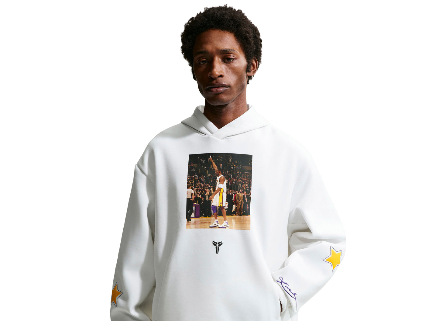 Nike Kobe Dri-FIT Fleece Pullover Hoodie in White