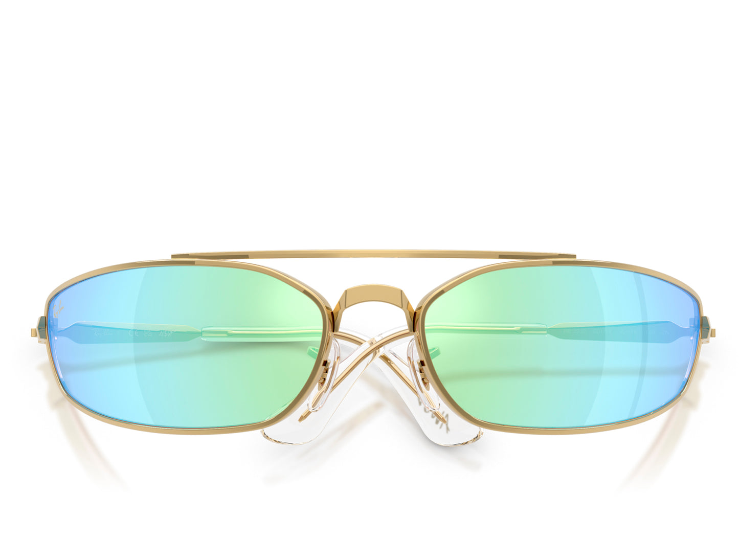 Ray Ban x A$AP Rocky Pinnacle Metal Arista Rahmen mit Hellgrau verspiegeltem Blau