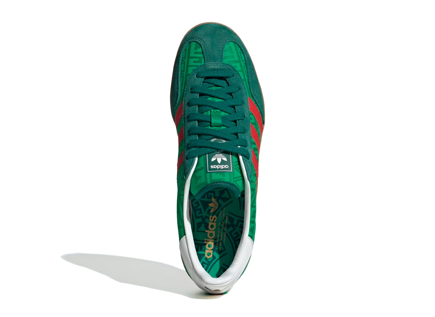 Adidas Gazelle Indoor Bringback Pack 'México' en verde / Better Scarlet