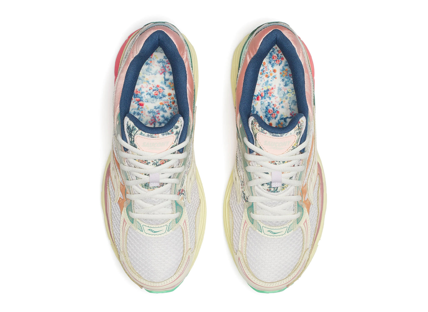 Saucony Progrid Omni 9 in Beige / Blue