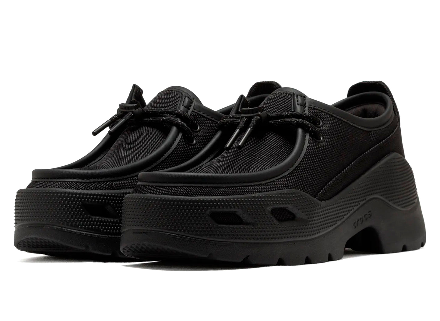 Crocs Gallery Clog Tech in Schwarz