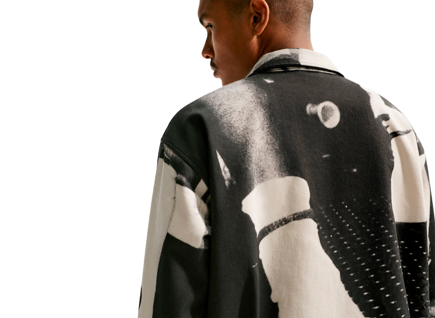 Chaqueta deportiva Nike Life Field en negro/blanco