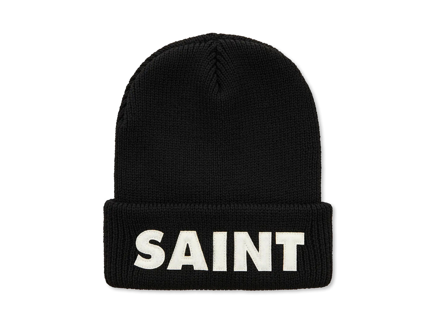 Saint Michael "Saint" Beanie in Schwarz / Weiß
