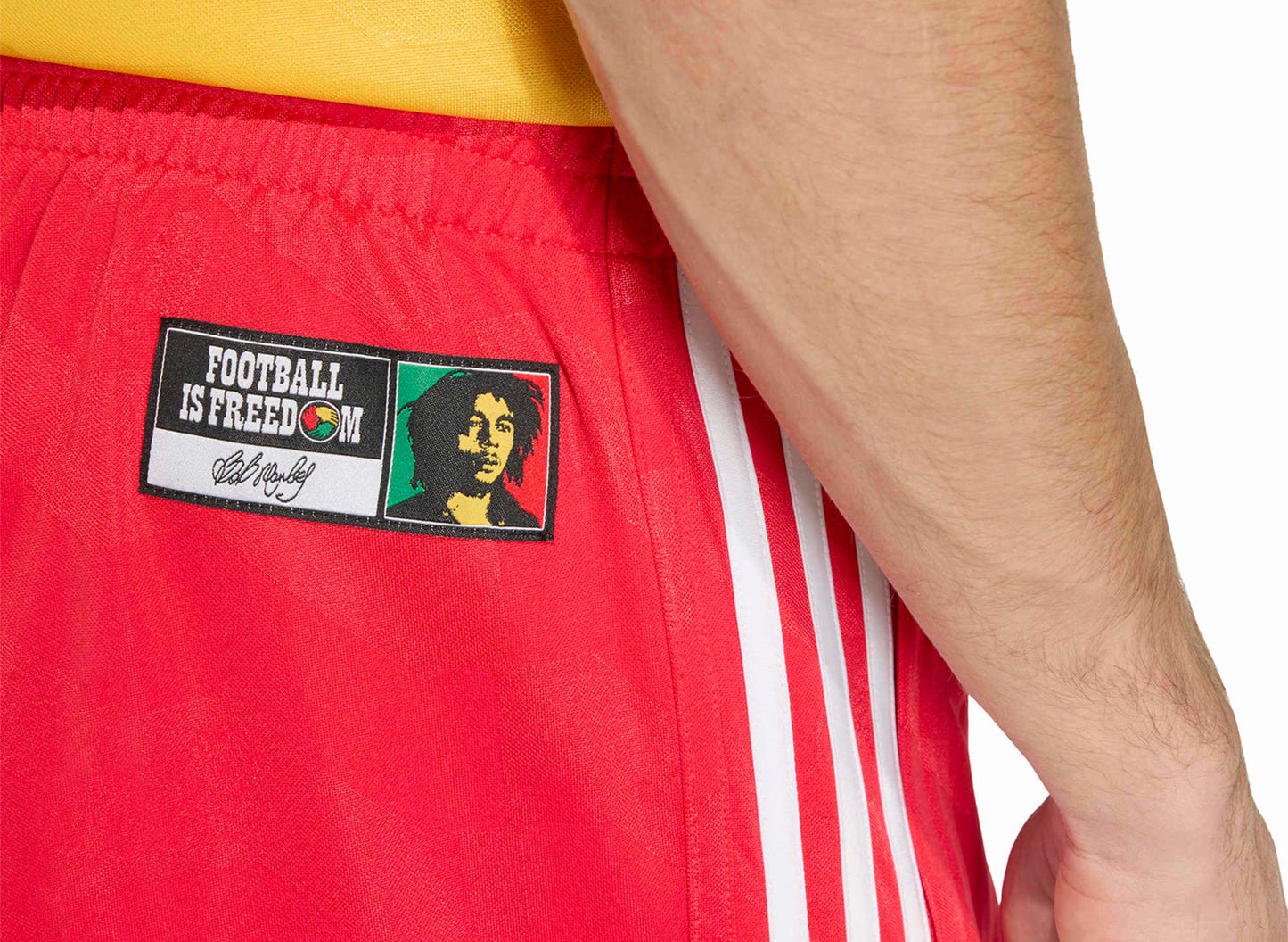 Adidas "Bob Marley" OG Short in Pure Ruby